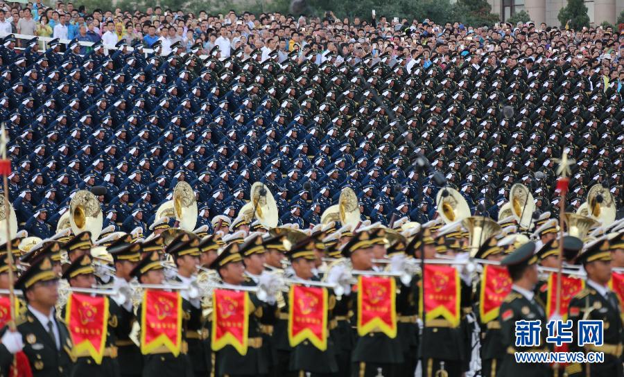 抗战胜利80周年大会最后一次演练结束纪念抗战胜利80周年大会最后一次演练圆满结束